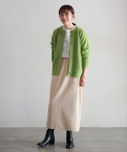 「NOMBRE IMPAIR」 ニットカーディガン FREE ベージュ レディース_画像3