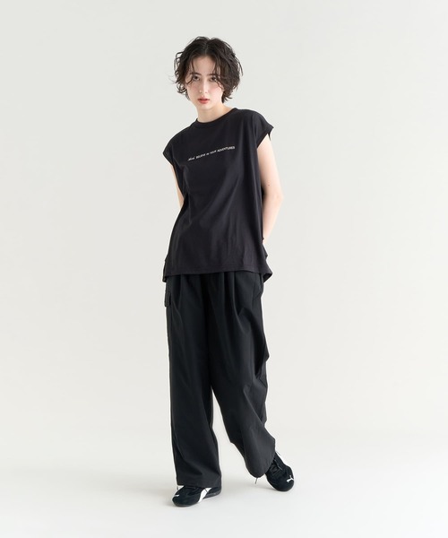 evam eva エヴァムエヴァ linen pants V243T906