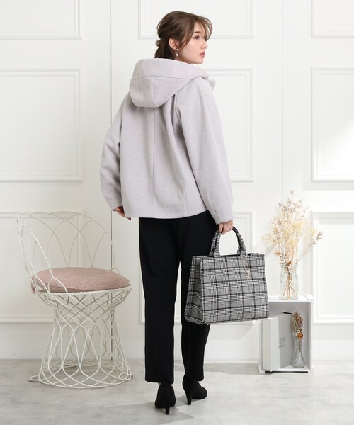 「couture brooch」 ノーカラージャケット 42 ライトパープル レディース_画像3