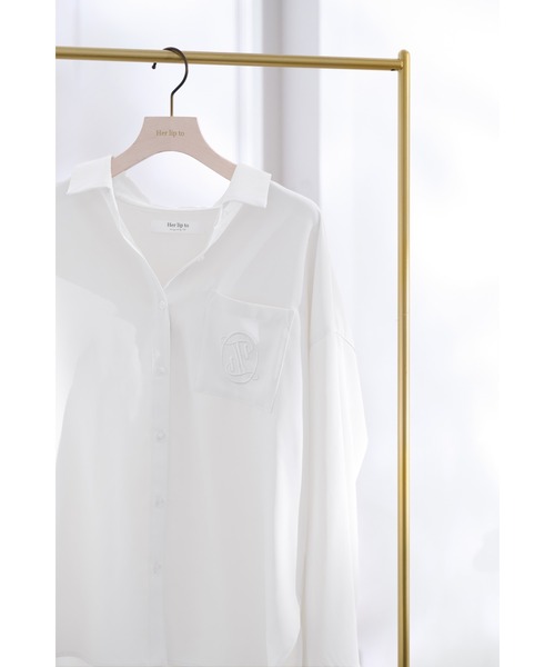 Her lip to ブラウス シャツ Comfort Oversized Shirt レディース