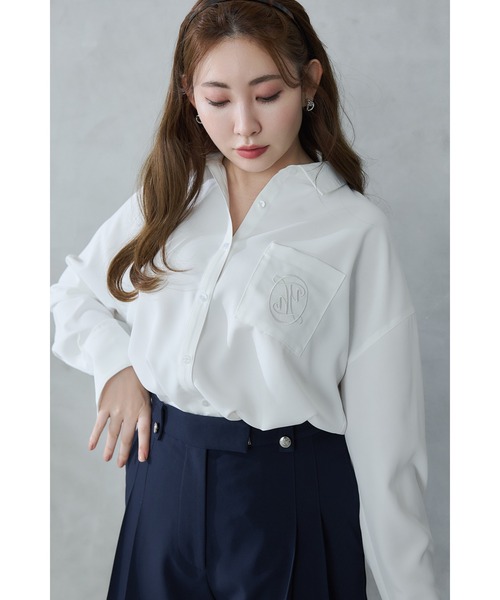 Her lip to ブラウス シャツ Comfort Oversized Shirt レディース