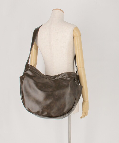 FREAK'S STORE（フリークスストア） ショルダーバッグ ムラ加工 レザ