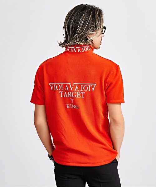VIOLA ポロシャツ 「VIOLA rumore/ヴィオラ ルモーレ」裏使いボタン