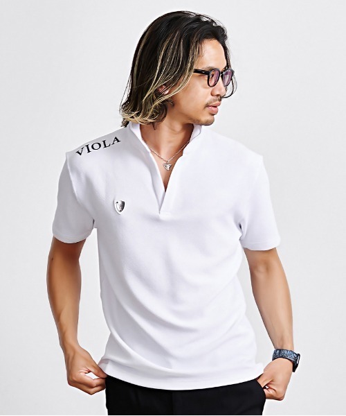 Bellmore ホワイト ポロシャツ XXL ベルモア 4月30日発売] JACQUARD S/S POLO SHIRTS - WHITE – BELLMORE