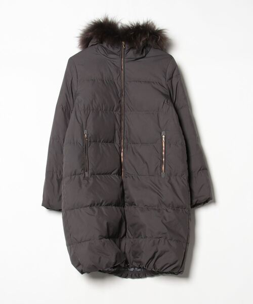 NANO universe（ナノ・ユニバース） ダウンコート 38 グレー