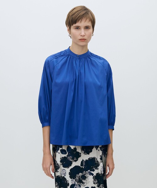 TOMORROWLAND collection ブラウス シャツ ストレッチブロード