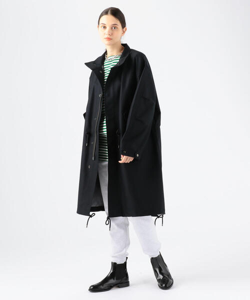 トゥモローランド コート ネイビー TOMORROWLAND ネイビー ステン