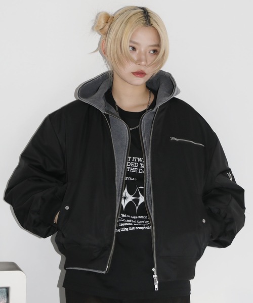 MSG 黒のブルゾン MSG」 ジップアップブルゾン X-LARGE ブラック メンズ