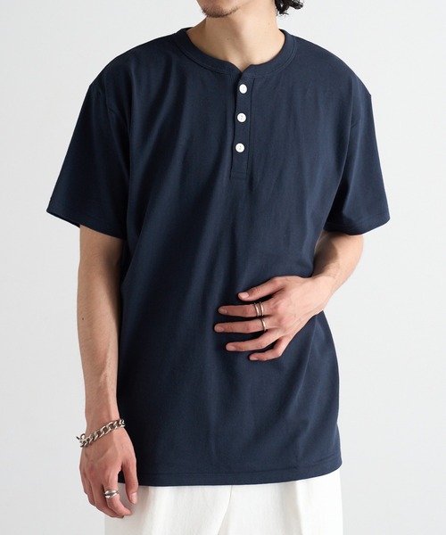 CROSS & STITCH ヘンリーネック tシャツ 「Cross＆Stitch」オープン