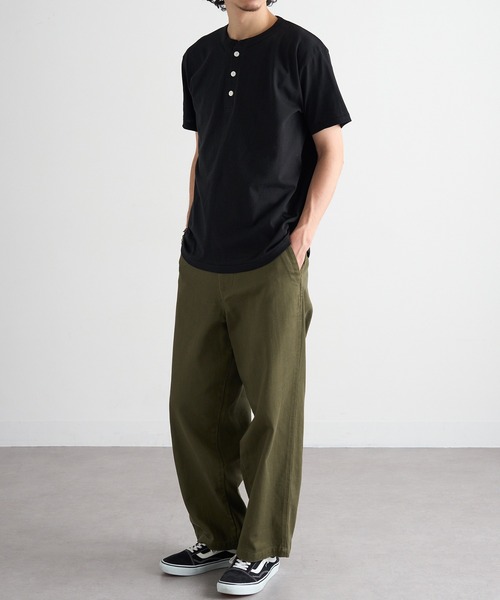 CROSS & STITCH ヘンリーネック tシャツ 「Cross＆Stitch」オープン