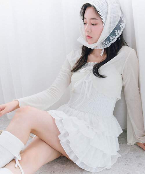 OLIVE des ワンピース 「SETアイテム」シャーリングキャミワンピ