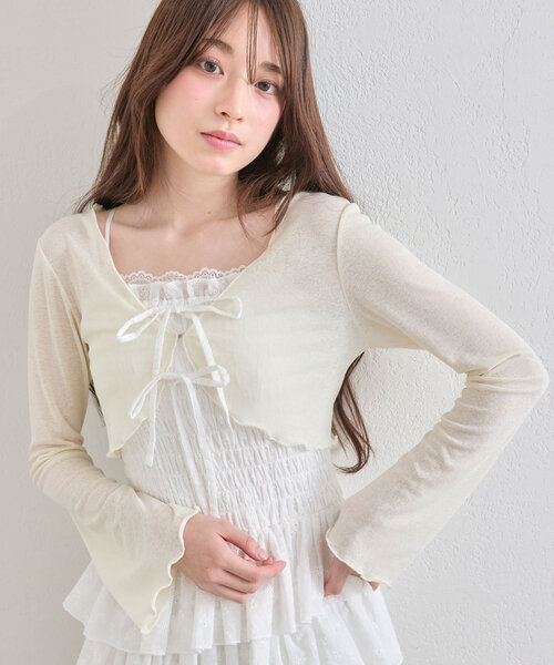 OLIVE des ワンピース 「SETアイテム」シャーリングキャミワンピ