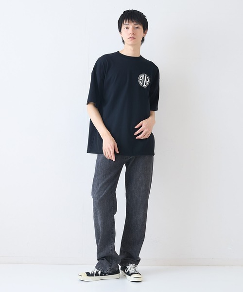 savier tシャツ 「SAVIER/サビアー」サークルロゴ バックプリント T