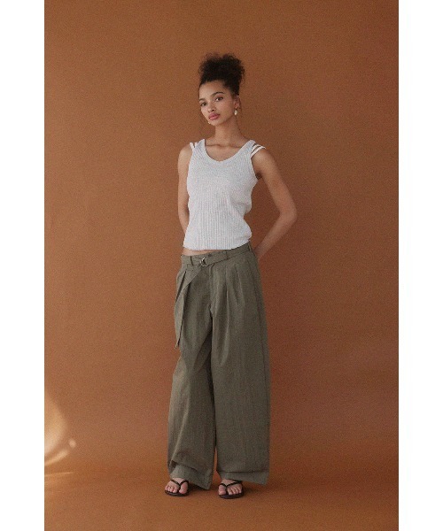 ALEXIA STAM（アリシアスタン） ワイドパンツ パンツ Barrel Leg Pants