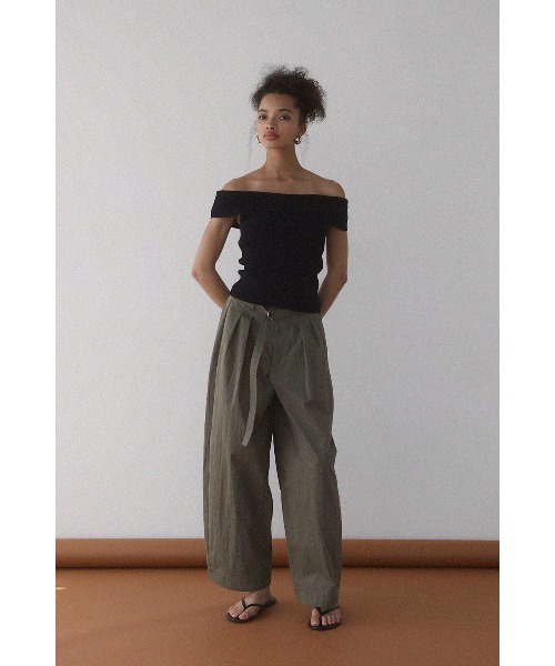 ALEXIA STAM（アリシアスタン） パンツ Barrel Leg Pants /ワイド