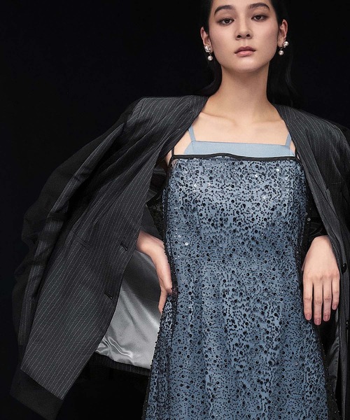 GIRL DRESS FOR NOW ドレス スパンコール キャミソール ドレス キャミ