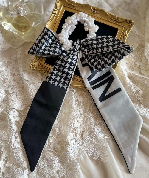 シュシュ「商品ID重要、記載希望」 Blanc de Blue シュシュ リボン＆スカーフデザインシュシュ : ZOZOTOWN