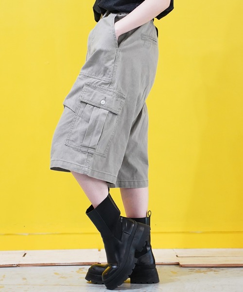 En serio TOKYO カーゴパンツ ワイドバギーカーゴショートパンツ