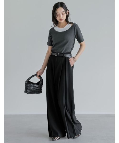 Re:EDIT（リエディ） ワイドパンツ パンツ 「2025AW COLLECTION」「低