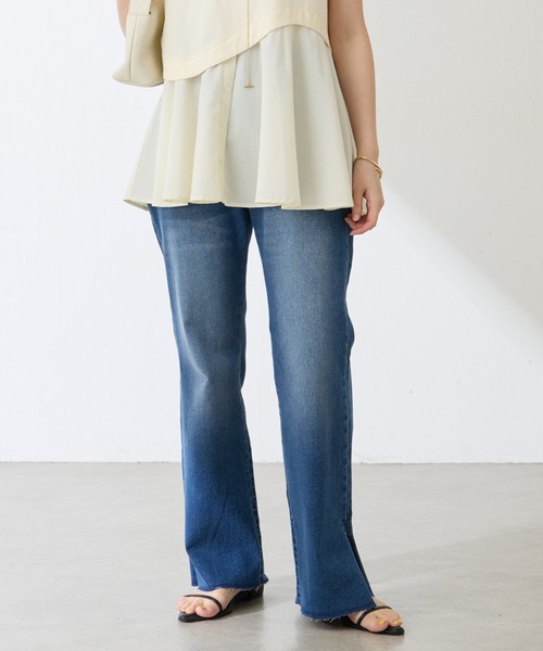 COLLAGE GALLARDAGALANTE デニム 新品タグつき COLLAGE GALLARDAGALANTE ジーンズ デニム デニムパンツ Q.anos
