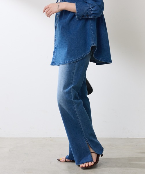 【Q.anos】加工デニムパンツ COLLAGE GALLARDAGALANTE｜Q.anos セルフカットデニム | Rakuten