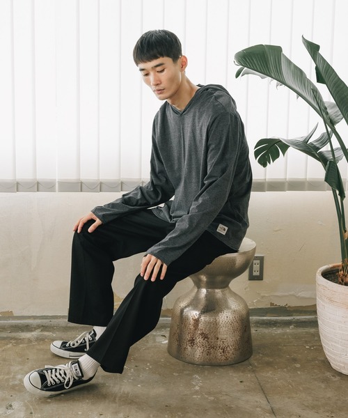 パーカー 日本未発売 THE NORTH FACE/ザノースフェイス L/S ワンポイントロゴ フード付き プルオーバーロングスリーブTシャツ レディ THE NORTH FACE パーカー 日本未発売 FACE/ザノースフェイス L/S
