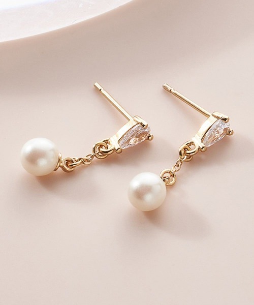Jolie Toujours（ジョリトゥジュール） ピアス 「K18GP」ドロップ
