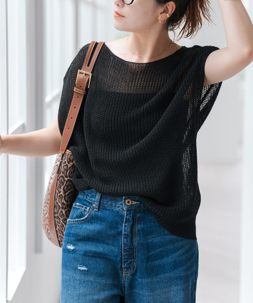 【美品✨】Spick and Spanニットプルオーバー Spick&Span ニット セーター ギマフレンチプルオーバー