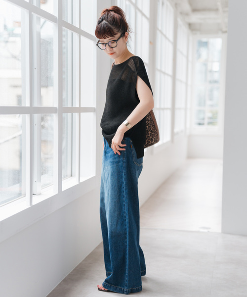 spic&span ギマコットンフレンチスリーブプルオーバー　ブルーA ギマコットンフレンチスリーブプルオーバー Spick & Span - メルカリ