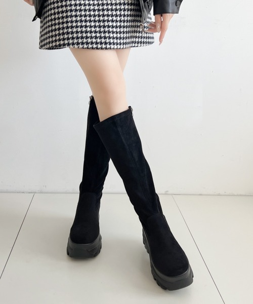 Shoes in Closet（シュークロ） ブーツ 厚底 ダブルソール ストレッチ