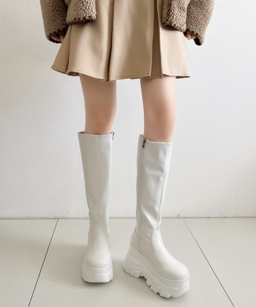 Shoes in Closet（シュークロ） ブーツ 厚底 ダブルソール ストレッチ