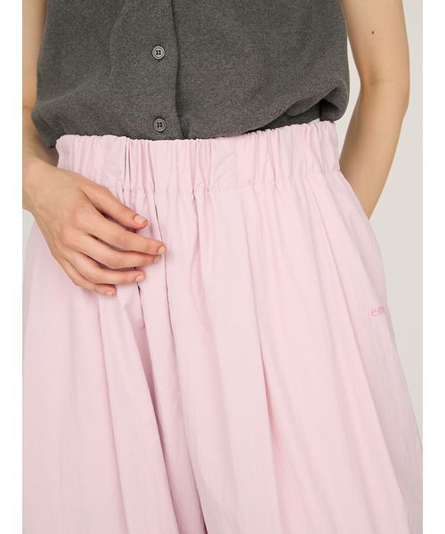 新品⭐︎タグつき emmi ナイロンフレアパンツ PINK 0 emmi パンツ ナイロンイージーパンツ レディース : ZOZOTOWN