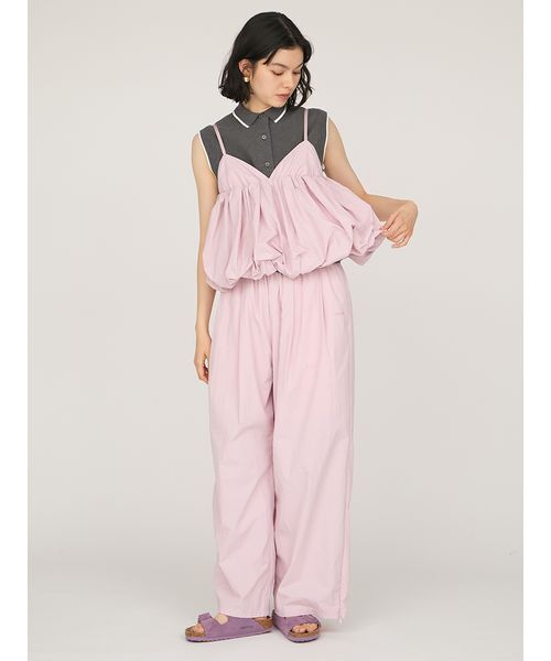 emmi パンツ ナイロンイージーパンツ レディース : ZOZOTOWN