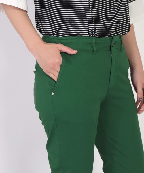 「D.M.G.」 チノパンツ SS ラベンダー レディース