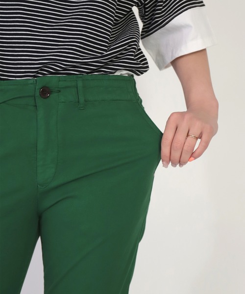 「D.M.G.」 チノパンツ SS ラベンダー レディース