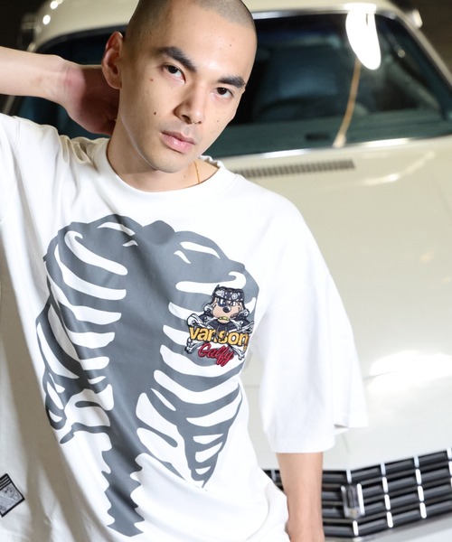 GALFY（ガルフィー） tシャツ JACKROSE×VANSON×GALFY-骨犬Tee メンズ
