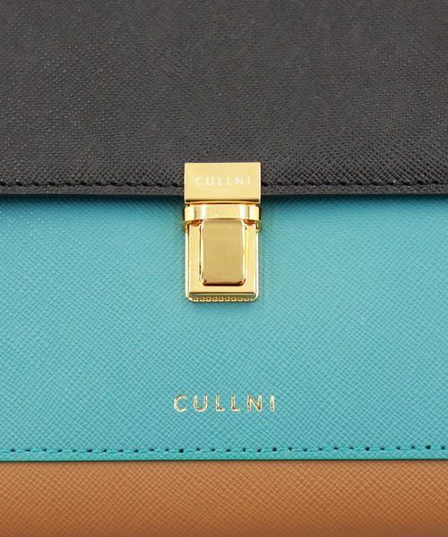 ショルダーバッグ Clasp lock Leather Pocket Hand Bag メンズ レディースの画像