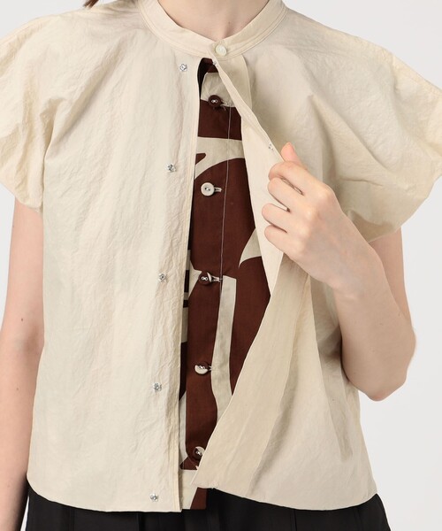 ブラウス シャツ 「別注」HAVERSACK×GALERIE VIE double シャツ レディース TOMORROWLAND ブラウス シャツ 「別注」HAVERSACK×GALERIE VIE