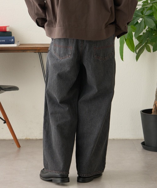 「CIAOPANIC TYPY」 加工デニムパンツ LARGE ブラック メンズ