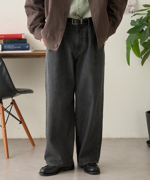 「CIAOPANIC TYPY」 加工デニムパンツ LARGE ブラック メンズ