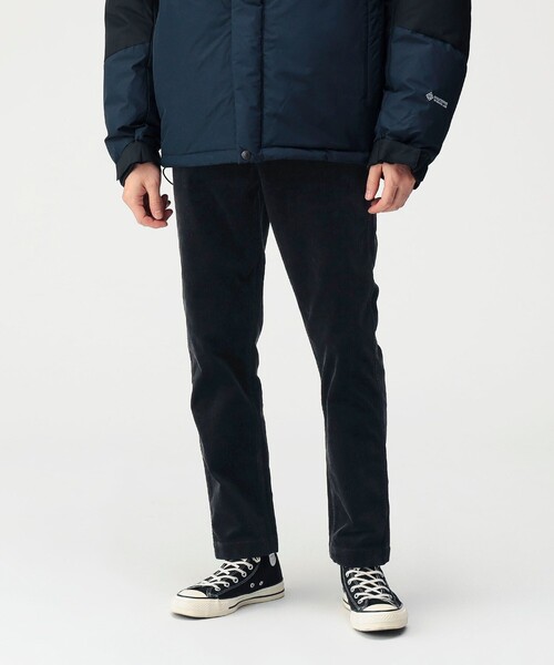 BEAMS パンツ ストレッチテーパード コーデュロイ メンズ レディース