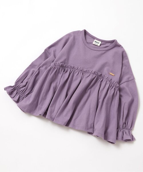 BREEZE（ブリーズ） tシャツ 「ジュニア対応」ペプラムロンT キッズ