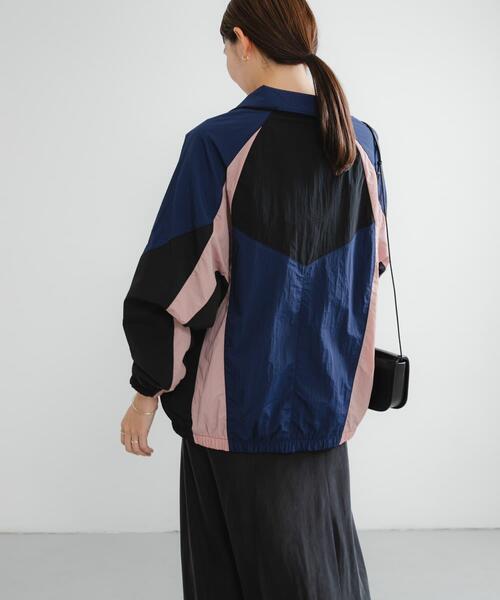 あおば着用　ナイロンジャケット NYLON PIPING STAND JACKET / ナイロン パイピング スタンドジャケット