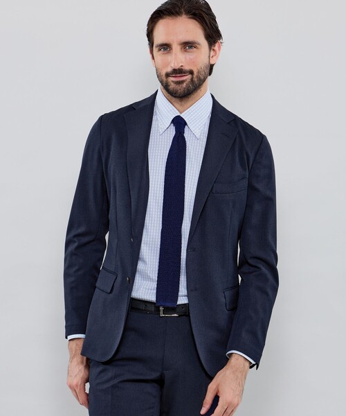 ジャケット テーラードジャケット 「WEB・一部店舗限定」「BREASY JACKET」ウールライクポリエステル セットアップジャケット メンズの画像
