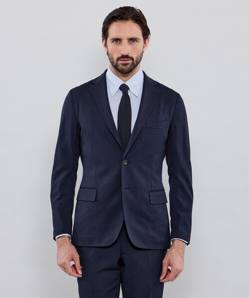 ジャケット テーラードジャケット 「WEB・一部店舗限定」「BREASY JACKET」ウールライクポリエステル セットアップジャケット メンズの画像