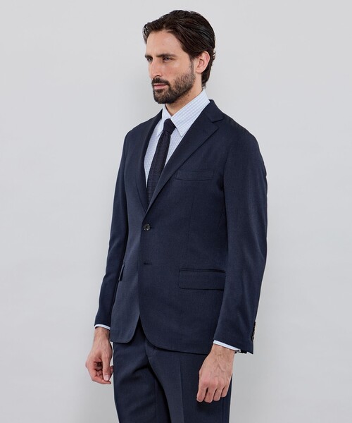 ジャケット テーラードジャケット 「WEB・一部店舗限定」「BREASY JACKET」ウールライクポリエステル セットアップジャケット メンズの画像