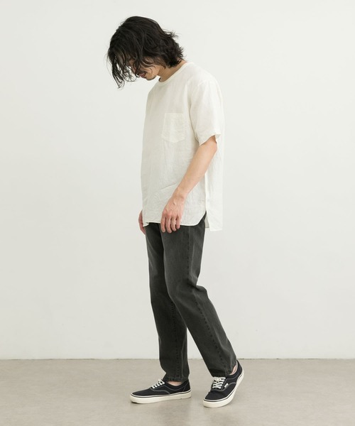 「WORK NOT WORK URBAN RESEARCH」 半袖Tシャツ M オフホワイト メンズ_画像6
