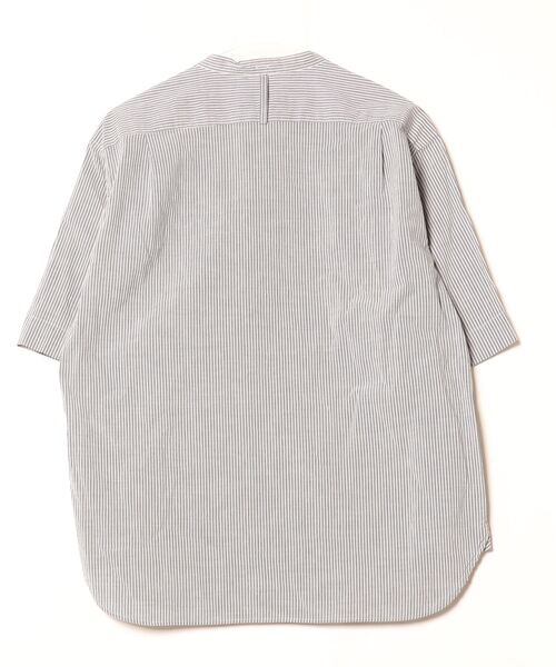 「MHL.」 半袖シャツ LARGE ブルー メンズの画像
