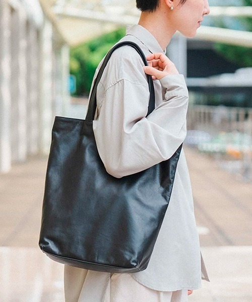 kalsac トートバッグ シンプルレザー トート レディース メンズ