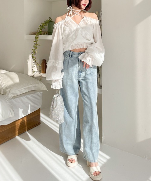 「Heather」 ヒールサンダル M アイボリー レディース_画像5
